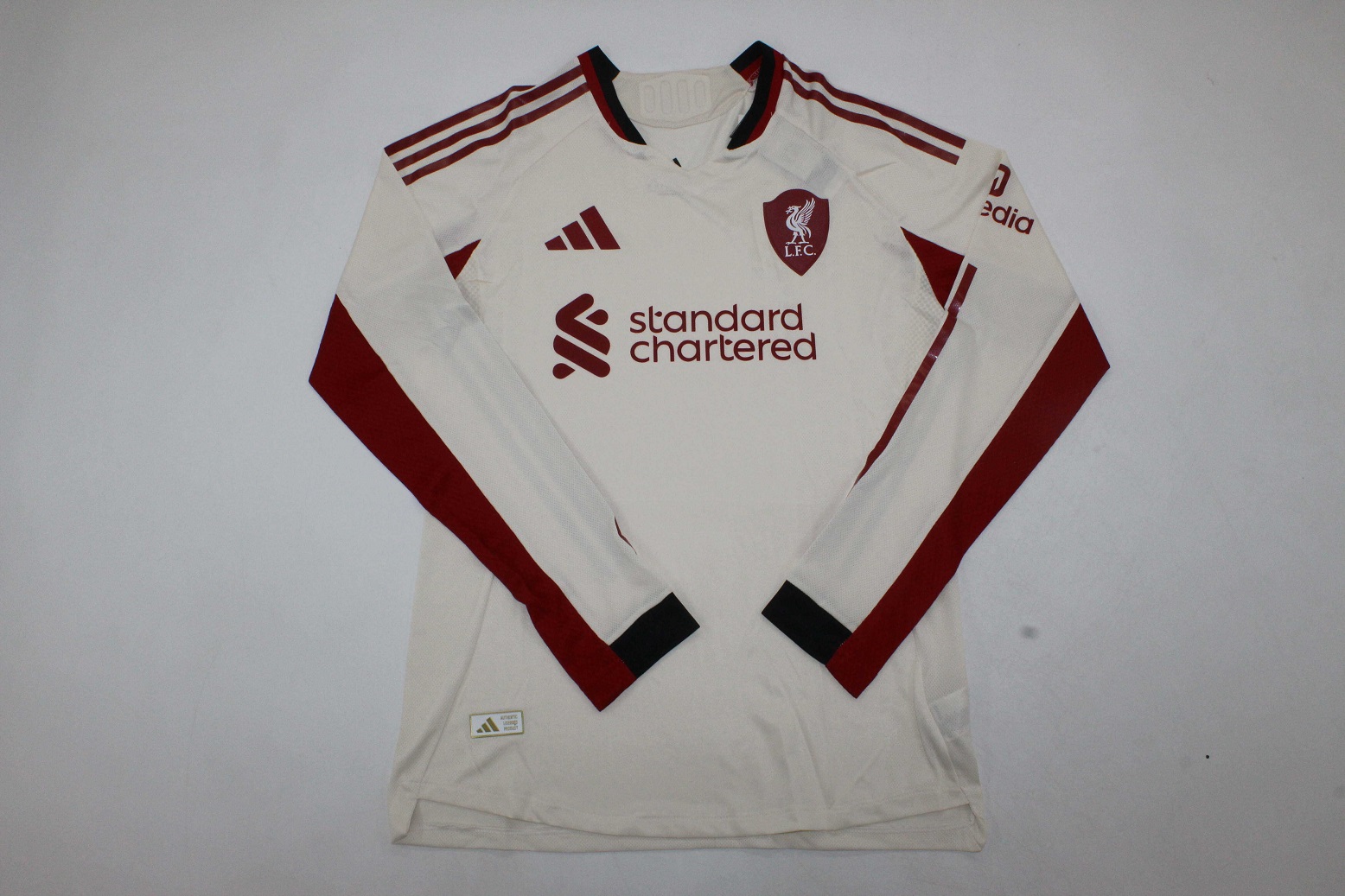 AAA Quality Liverpool 25/26 Away Light Beige Long Jersey(Player)